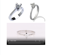 Ring Gemoro Woman Solitari in White Gold Diamante SS540BIA42